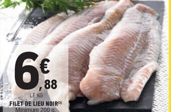 E.Leclerc Filet de lieu noir offre