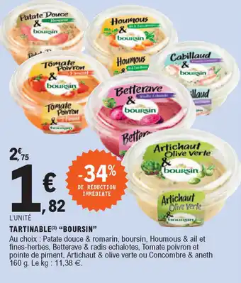 Tartinable "boursin"