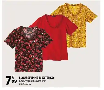 Auchan Blouse femme in extenso offre