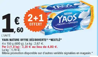 Yaos nature Offre Découverte
