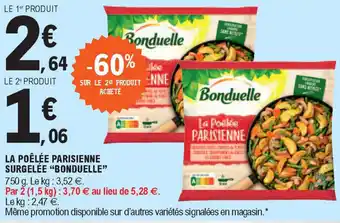 E.Leclerc La Poêlée Parisienne surgelée offre