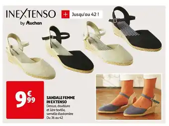 Sandale femme in extenso