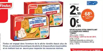 E.Leclerc Colin d'Alaska extra croustillant à la Bordelaise surgelé offre
