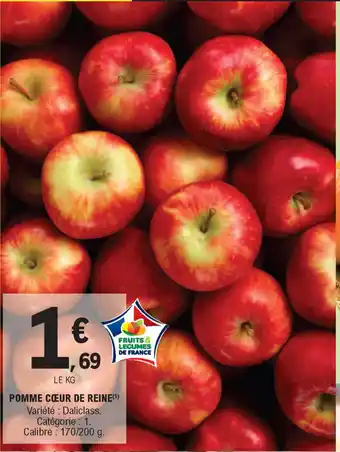E.Leclerc Pomme Cœur de reine offre
