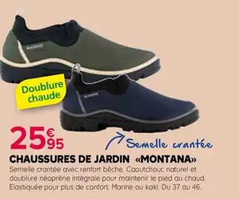 Kiriel CHAUSSURES DE JARDIN «MONTANA>> offre