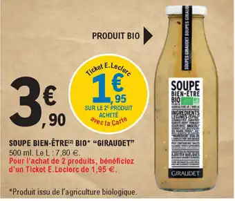 E.Leclerc Soupe bien-être Bio offre