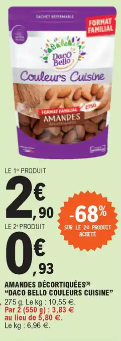 E.Leclerc Amandes Décortiquées offre
