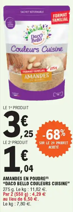 E.Leclerc Amandes en poudre offre