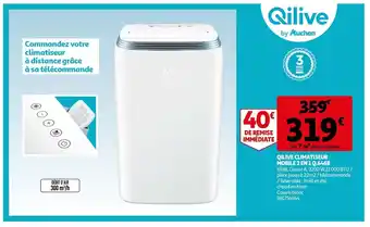 Auchan Qilive climatiseur mobile 2 en 1 q.6468 offre