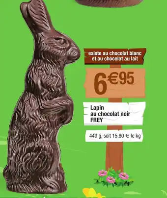 Migros Lapin au chocolat noir FREY offre
