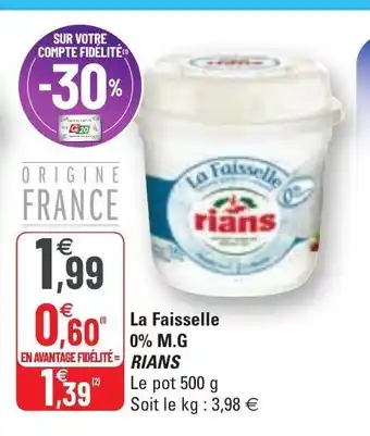 G20 La Faisselle offre