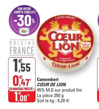 G20 Camembert offre