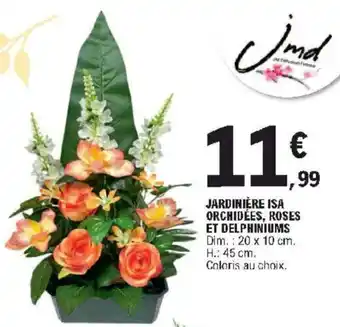 E.Leclerc Jardinière Isa Orchidées, Roses offre