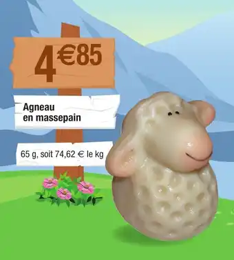 Migros Agneau en massepain offre