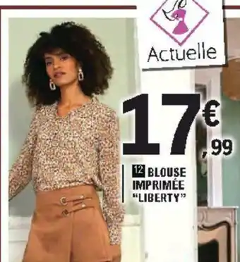 E.Leclerc Blouse Imprimée Liberty offre