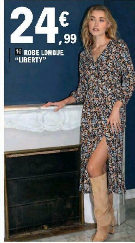 Promo Robe Longue Liberty chez E.Leclerc