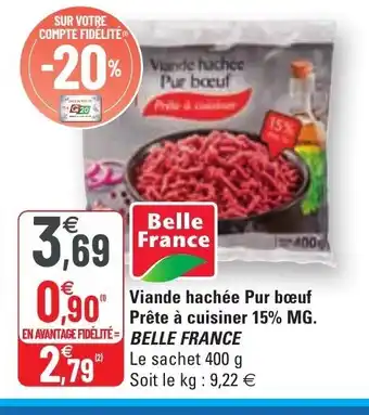 G20 Viande hachée Pur bœuf offre