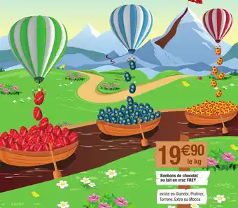 Migros Bonbons de chocolat au lait en vrac FREY offre