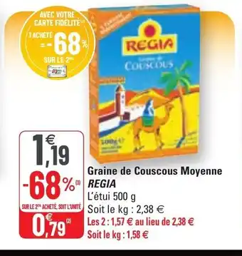 G20 Graine de Couscous Moyenne offre