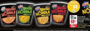 G20 Banzai Noodle Saveur Poulet épicé offre