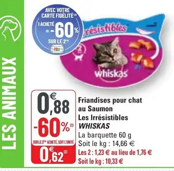 G20 Friandises pour chat au Saumon offre