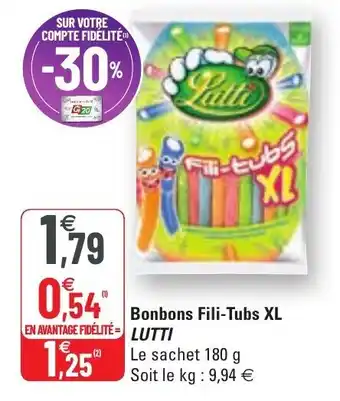 G20 Bonbons fili-tubs xl offre