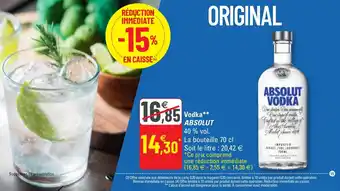 G20 Vodka** offre