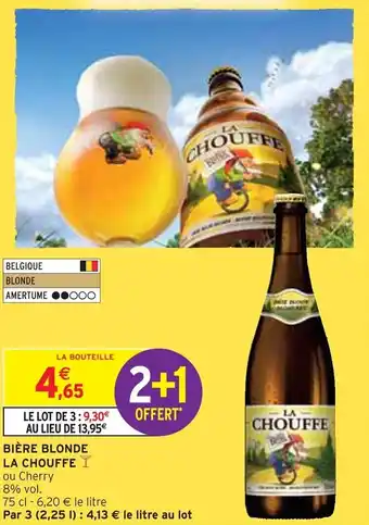 Intermarché Express BIÈRE BLONDE LA CHOUFFE offre