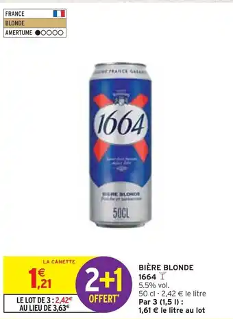BIÈRE BLONDE 1664
