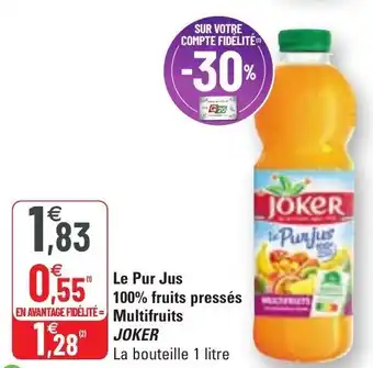 G20 Le pur jus offre