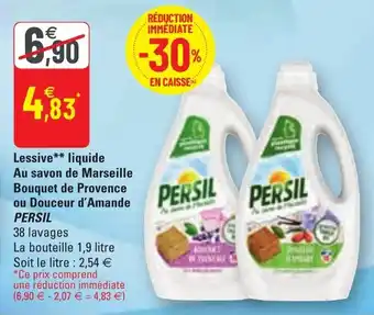 G20 Lessive** liquide au savon de maeseille offre