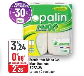 G20 Essuie-tout blanc offre