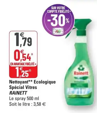 G20 Nettoyant** ecologique offre