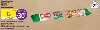 Intermarché Express PÂTE À PIZZA FINE & RONDE MONIQUE RANOU offre