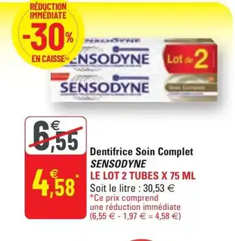 G20 Dentifrice soin complet offre