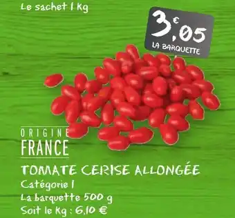 G20 Tomate cerise allongée offre