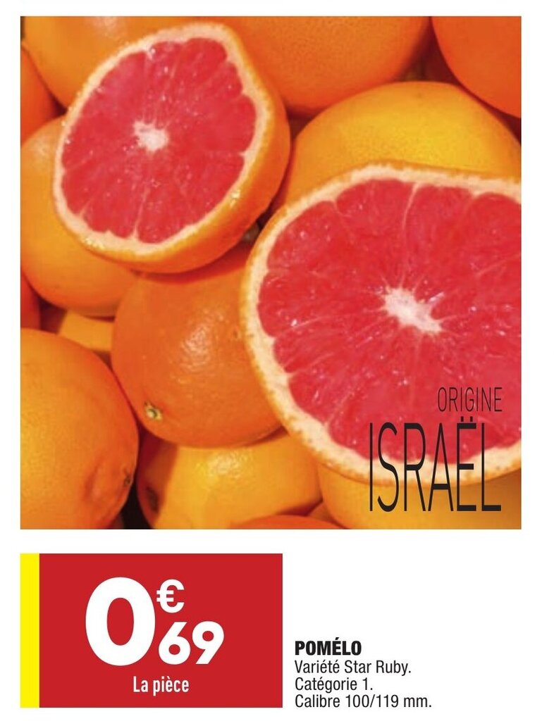 Promo Pomélo chez ALDI