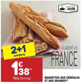 ALDI Baguettes aux céréales et aux graines offre