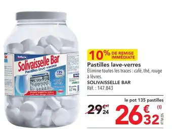METRO Pastilles lave-verres Élimine toutes les traces : café, thé, rouge offre