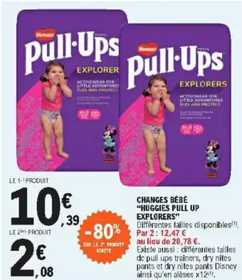 E.Leclerc Changes Bébé Huggies Pull Up offre