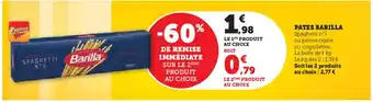 Super U PATES BARILLA Spaghetti n°5 offre