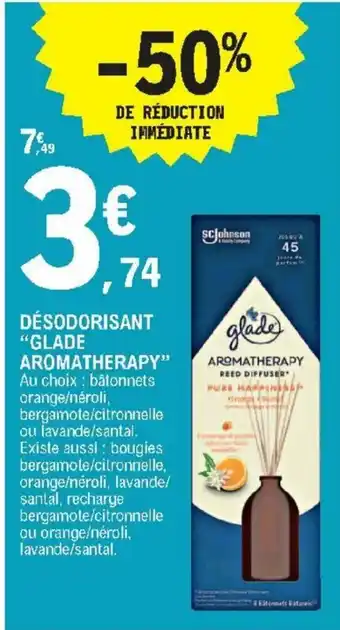 E.Leclerc Désodorisant Glade Aromatherapy offre