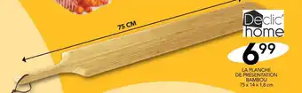 Stokomani Déclic' Home LA PLANCHE DE PRÉSENTATION BAMBOU offre