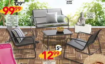 Stokomani LE SALON DE JARDIN 4 PIÈCES offre