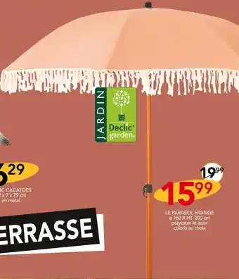 Stokomani Declic'garden LE PARASOL FRANGE offre