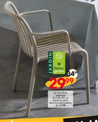 Stokomani Décli'c garden LE FAUTEUIL offre