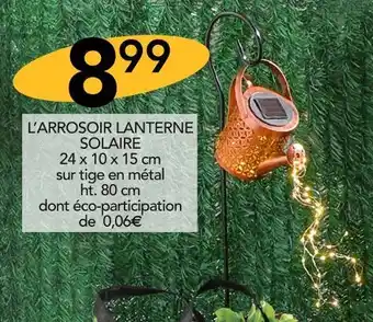 Stokomani Declic'garden L’ARROSOIR LANTERNE SOLAIRE offre