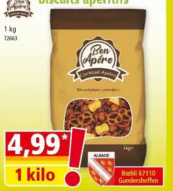 Norma BON APÉRO Biscuits apéritifs offre