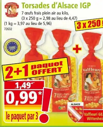Norma VALFLEURI Torsades d’Alsace IGP offre