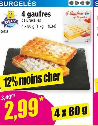 DELY 4 gaufres